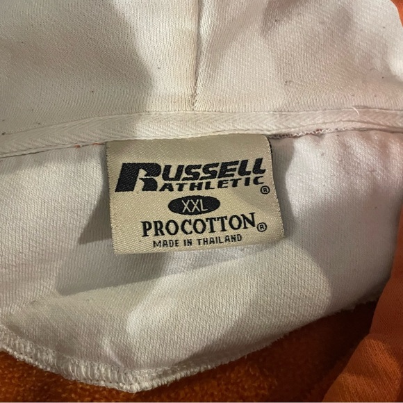 Russell Athletic Orange Texas Longhorns Hoodie Size XXL - Picture 5 of 9
